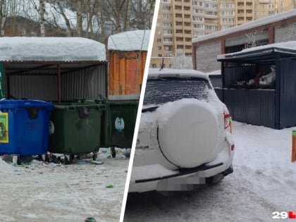 В нескольких местах Архангельска нельзя проехать к мусоркам. Посмотрите, есть ли в списке ваш двор