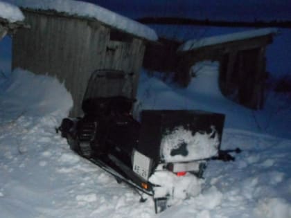 В Архангельской области пенсионер разбился на снегоходе. Возможно, был пьян