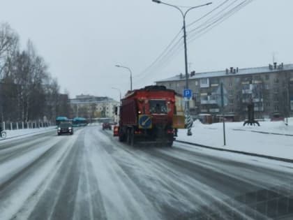 МДУ продолжает работы по уборке архангельских дорог