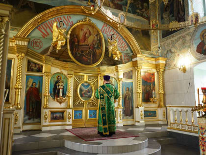Митрополит Корнилий 17 июля совершил всенощное бдение в Архангельске