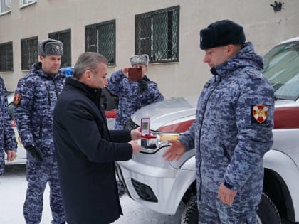 Региональному управлению  Росгвардии передали новую технику