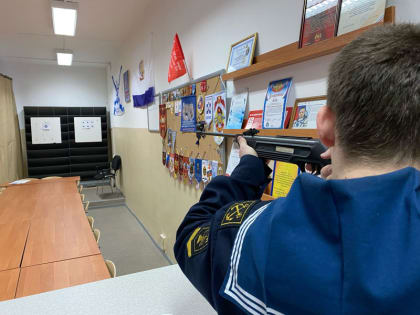 Соревнования по стрельбе в Военно-патриотическом клубе АМИ