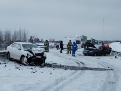 В ДТП на трассе М-х в Холмогорском районе один человек погиб и пятеро пострадали