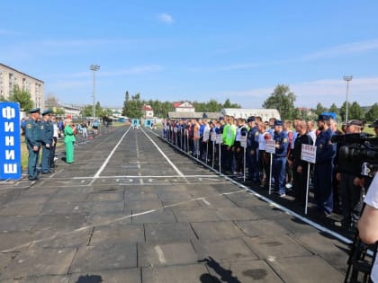 Команда Главного управления МЧС России по Архангельской области принимает участие в открытых соревнованиях по пожарно-прикладному спорту