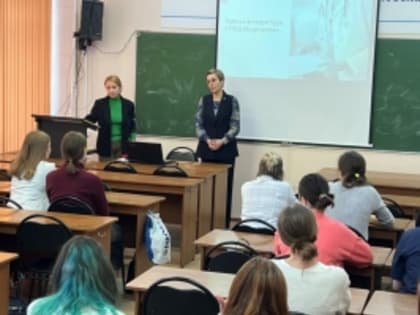 Встреча студентов выпускных групп с представителями ЧУЗ «Клиническая поликлиника» РЖД Медицина»