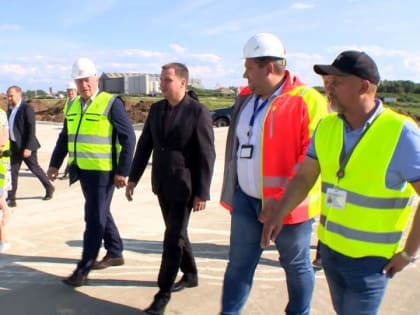 Работы по реконструкции аэропорта Архангельск сегодня проинспектировал губернатор Александр Цыбульский