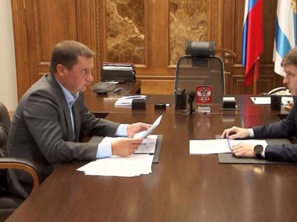 Губернатор области провёл встречу с главой Коношского района