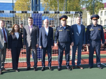 В Архангельской воспитательной колонии открыли универсальную спортивную площадку