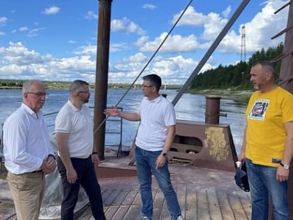 Представители властей Поморья проверяют состояние переправ региона