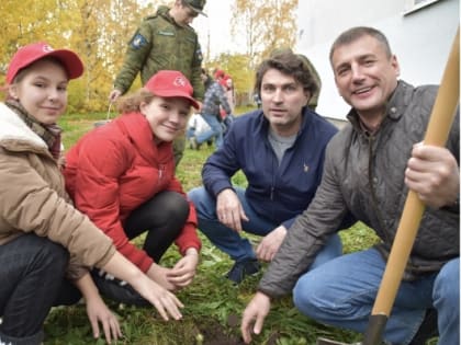 Северодвинские единороссы приняли участие в акции «Лес Победы», посвященной 75-летию Победы в Великой Отечественной войне