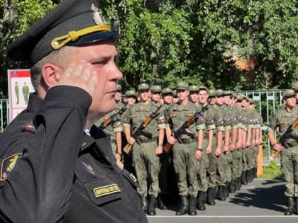 В Архангельске 91 курсант военно-учебного центра САФУ принял присягу