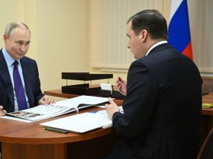 Владимир Путин провел рабочую встречу с Александром Цыбульским