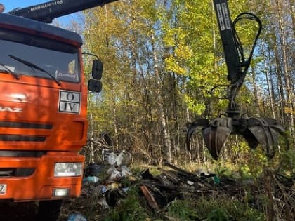 На одну несанкционированную свалку в Архангельской области стало меньше