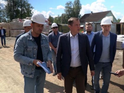 Глава Архангельской области Александр Цыбульский побывал с рабочей поездкой в Няндомском округе