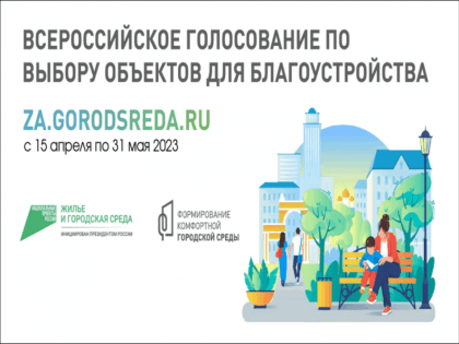 До окончания голосования за объекты благоустройства осталось 15 дней