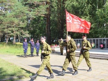 Партпроект «Историческая память»: Знамя Победы идет по Верхнетоемскому району