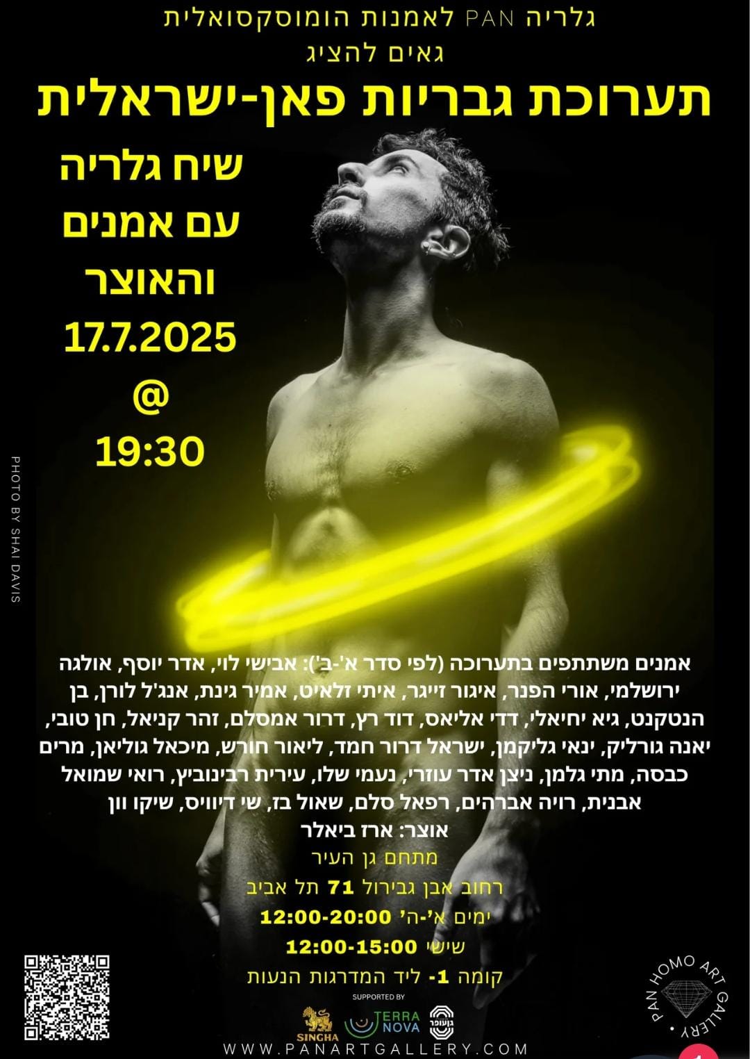 תערוכת "גבריות פאן-ישראלית" - שיח גלריה