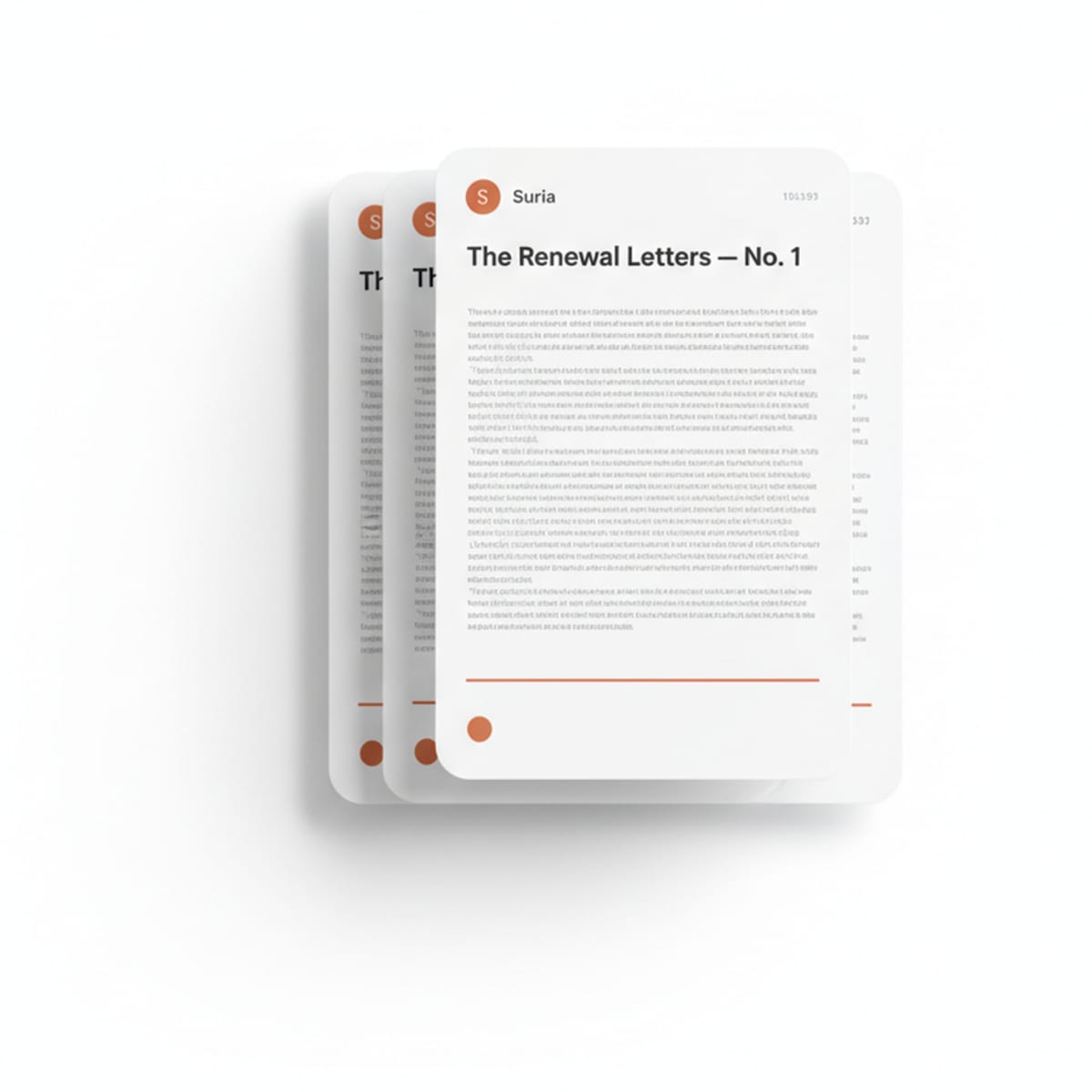 The Renewal Letters