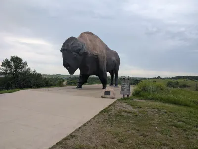 Worlds Largest Buffalo at Jamestown ND