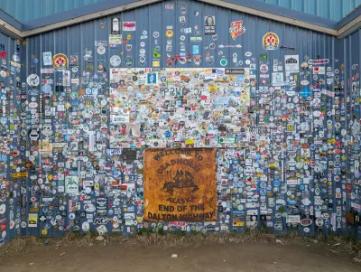 The end of the Dalton Highway at the general store