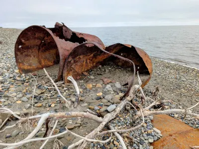 Remnants from the oilfields