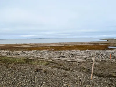 Looking out into the Arctic Ocean