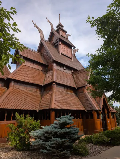 Another angle of the church