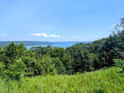 Looking out over Lake Michigan, looks similar to Okinawa