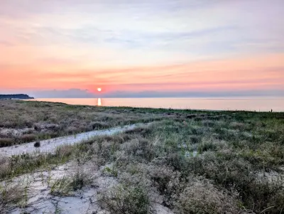 Sunset on the lake
