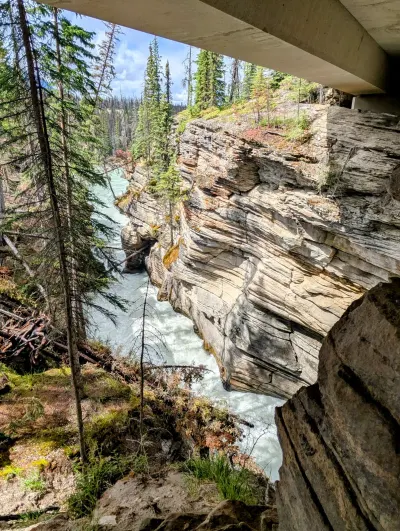 Mistaya Canyon and Waterfall