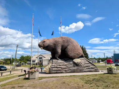 Worlds Largets Beaver in Beaverlodge, AB