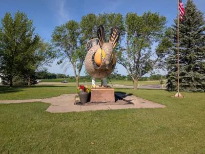 Worlds Largest Prairie Chicken, Rothsay MN