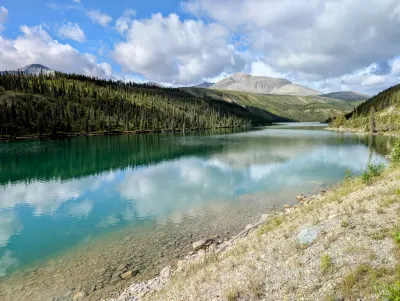 One of the many beautiful glacial lakes