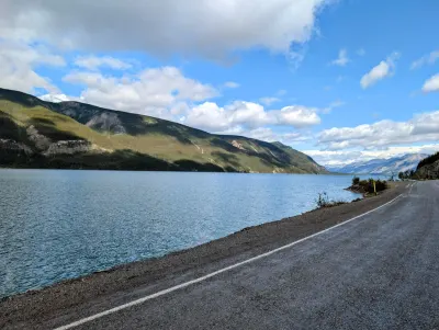 It's hard to believe this road was built with the purpose to supply a war; they picked the most beautiful path to take.