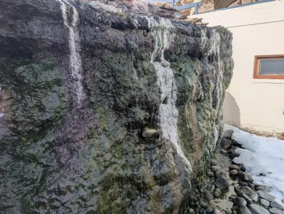 At Hot Sulphur Springs hot spring.