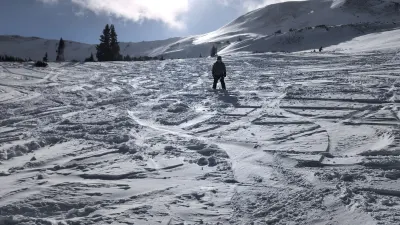 Creating tracks in newly opened terrain