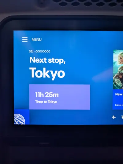 Just a short flight to Tokyo
