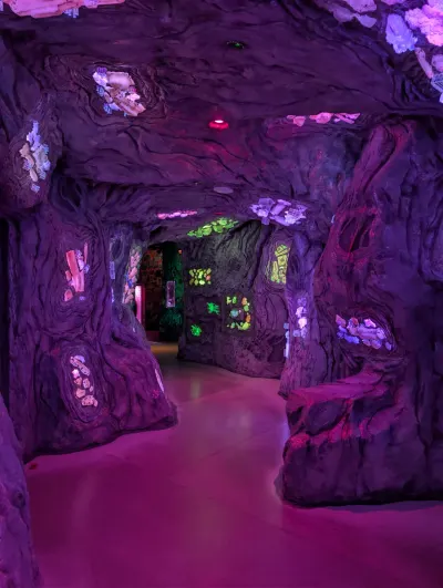 Meow Wolf - Denver. An artistic expression of an extra-terrestrial landscape