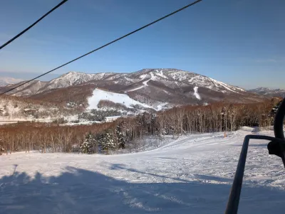 A view across to other parts of the ski area