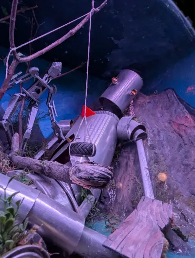 Meow Wolf - Denver. An artistic expression of an extra-terrestrial landscape