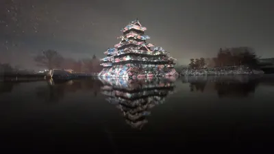 Matsumoto Castle illumination event