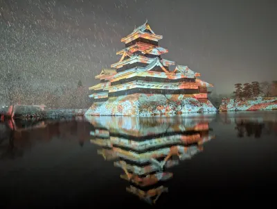 Matsumoto Castle illumination event