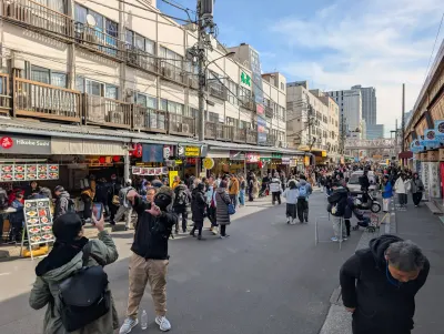 Tsukiji - famous for the fish market and fresh sushi
