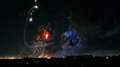 The most awesome firework show, including lasers, explosions, firworks, drones, and an airplane with fireworks!