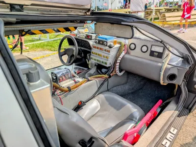 Inside the Delorean