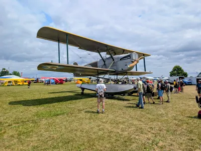 A Douglas World Cruiser on floats