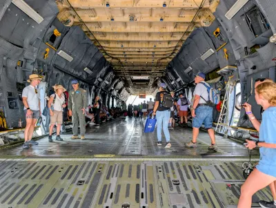 Cargo bay of the C-5M Galaxy