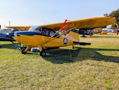 Stinson 10A in WWII era Civil Air Patrol livery
