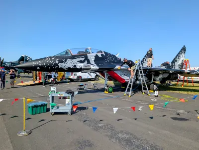 Closeup of the Mig-29