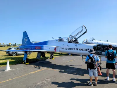 NASA T-38 painted to celebrate America's 250